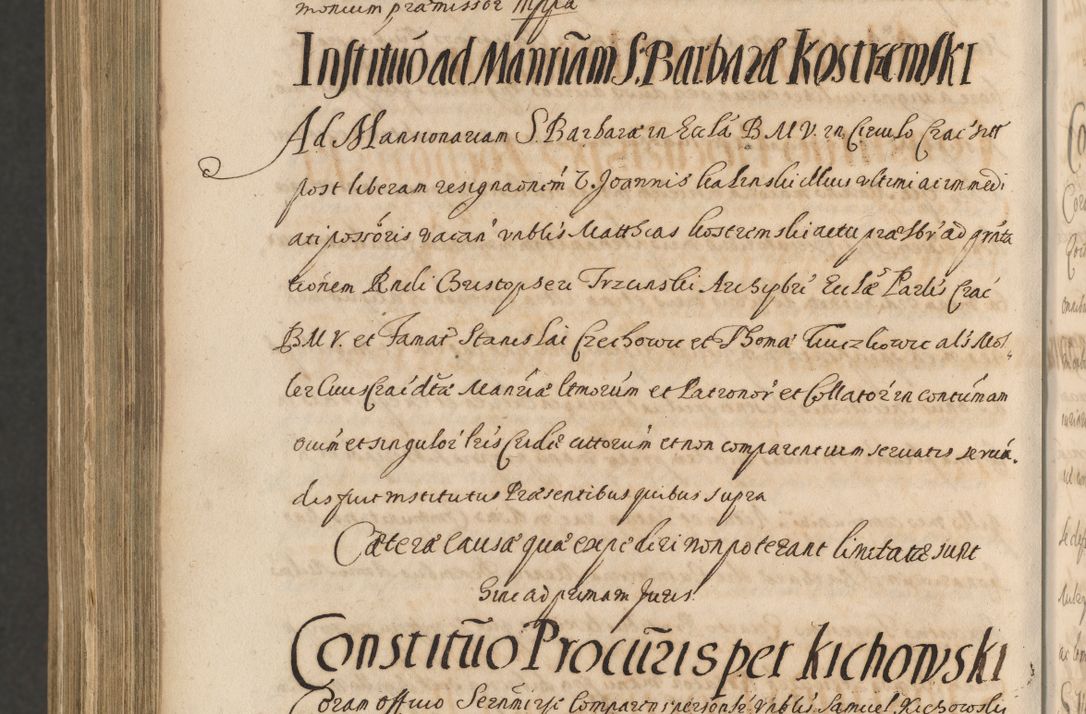 Zdjęcie nr 1660 dla obiektu archiwalnego: Acta actorum, institutionum, resignationum, provisionum, decretorum, sententiarum, inscriptionum, testamentorum, confirmationum, ingrossationum, obligationum, quietationum, constitutionum R. D. Andreae Szołdrski, episcopi Kijoviensis, Gnesnensis et Posnaniensis praepositi, cantoris Cracoviensis, Vladislaviensis canonici, R. S. M. secretarii, episcopatus Cracoviensis in spiritualibus er temporalibus deputati anno 1633, 1634 et 1635