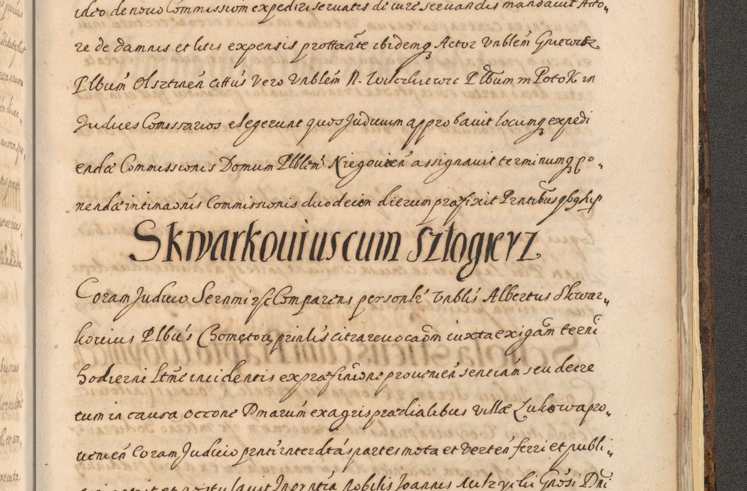 Zdjęcie nr 1653 dla obiektu archiwalnego: Acta actorum, institutionum, resignationum, provisionum, decretorum, sententiarum, inscriptionum, testamentorum, confirmationum, ingrossationum, obligationum, quietationum, constitutionum R. D. Andreae Szołdrski, episcopi Kijoviensis, Gnesnensis et Posnaniensis praepositi, cantoris Cracoviensis, Vladislaviensis canonici, R. S. M. secretarii, episcopatus Cracoviensis in spiritualibus er temporalibus deputati anno 1633, 1634 et 1635