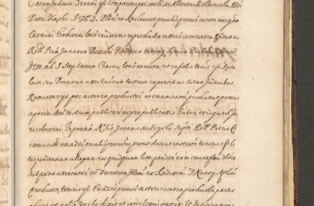 Zdjęcie nr 1647 dla obiektu archiwalnego: Acta actorum, institutionum, resignationum, provisionum, decretorum, sententiarum, inscriptionum, testamentorum, confirmationum, ingrossationum, obligationum, quietationum, constitutionum R. D. Andreae Szołdrski, episcopi Kijoviensis, Gnesnensis et Posnaniensis praepositi, cantoris Cracoviensis, Vladislaviensis canonici, R. S. M. secretarii, episcopatus Cracoviensis in spiritualibus er temporalibus deputati anno 1633, 1634 et 1635