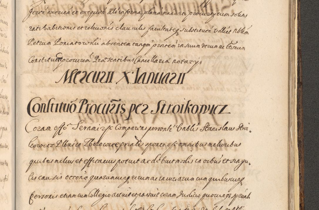 Zdjęcie nr 1643 dla obiektu archiwalnego: Acta actorum, institutionum, resignationum, provisionum, decretorum, sententiarum, inscriptionum, testamentorum, confirmationum, ingrossationum, obligationum, quietationum, constitutionum R. D. Andreae Szołdrski, episcopi Kijoviensis, Gnesnensis et Posnaniensis praepositi, cantoris Cracoviensis, Vladislaviensis canonici, R. S. M. secretarii, episcopatus Cracoviensis in spiritualibus er temporalibus deputati anno 1633, 1634 et 1635