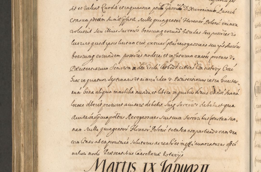 Zdjęcie nr 1642 dla obiektu archiwalnego: Acta actorum, institutionum, resignationum, provisionum, decretorum, sententiarum, inscriptionum, testamentorum, confirmationum, ingrossationum, obligationum, quietationum, constitutionum R. D. Andreae Szołdrski, episcopi Kijoviensis, Gnesnensis et Posnaniensis praepositi, cantoris Cracoviensis, Vladislaviensis canonici, R. S. M. secretarii, episcopatus Cracoviensis in spiritualibus er temporalibus deputati anno 1633, 1634 et 1635