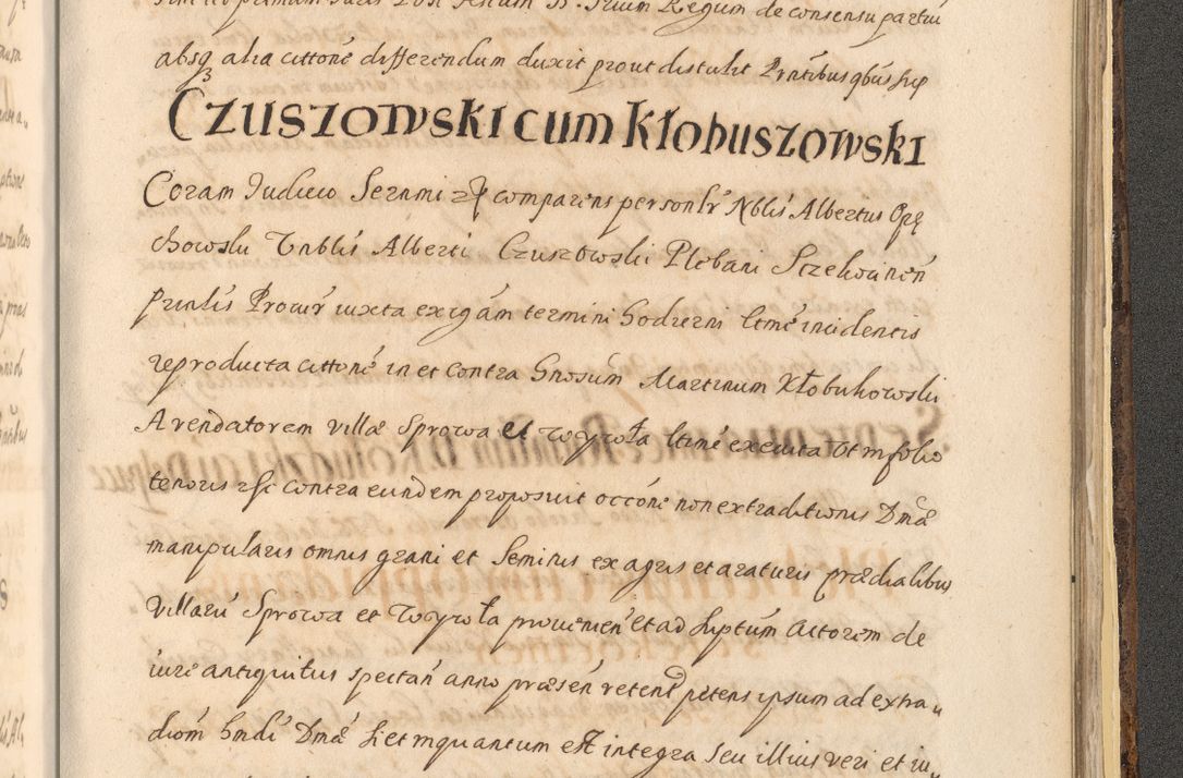 Zdjęcie nr 1623 dla obiektu archiwalnego: Acta actorum, institutionum, resignationum, provisionum, decretorum, sententiarum, inscriptionum, testamentorum, confirmationum, ingrossationum, obligationum, quietationum, constitutionum R. D. Andreae Szołdrski, episcopi Kijoviensis, Gnesnensis et Posnaniensis praepositi, cantoris Cracoviensis, Vladislaviensis canonici, R. S. M. secretarii, episcopatus Cracoviensis in spiritualibus er temporalibus deputati anno 1633, 1634 et 1635