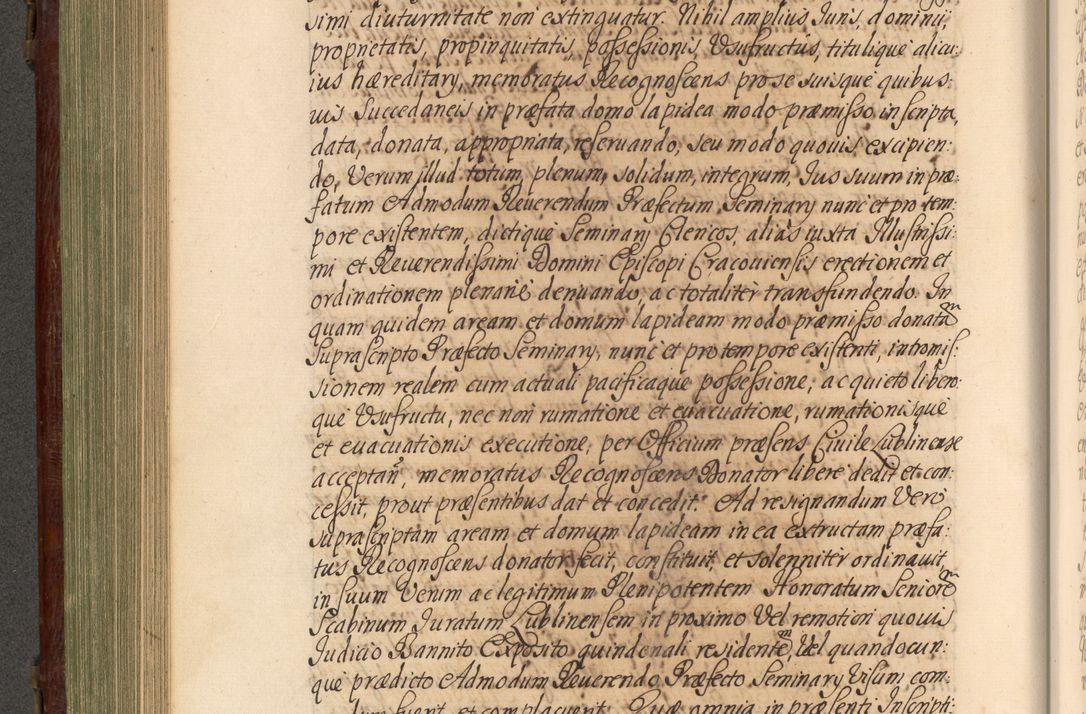 Zdjęcie nr 405 dla obiektu archiwalnego: Acta actorum episcopalium R. D. Andrea Trzebicki, episcopi Cracoviensis a mense Aprili 1675 ad Aprilem 1676 acticatorum. Volumen VI