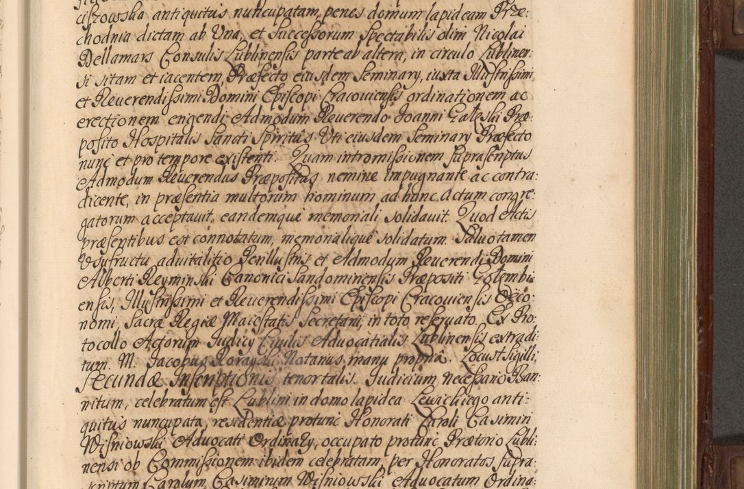 Zdjęcie nr 406 dla obiektu archiwalnego: Acta actorum episcopalium R. D. Andrea Trzebicki, episcopi Cracoviensis a mense Aprili 1675 ad Aprilem 1676 acticatorum. Volumen VI