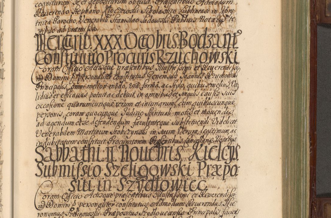 Zdjęcie nr 400 dla obiektu archiwalnego: Acta actorum episcopalium R. D. Andrea Trzebicki, episcopi Cracoviensis a mense Aprili 1675 ad Aprilem 1676 acticatorum. Volumen VI