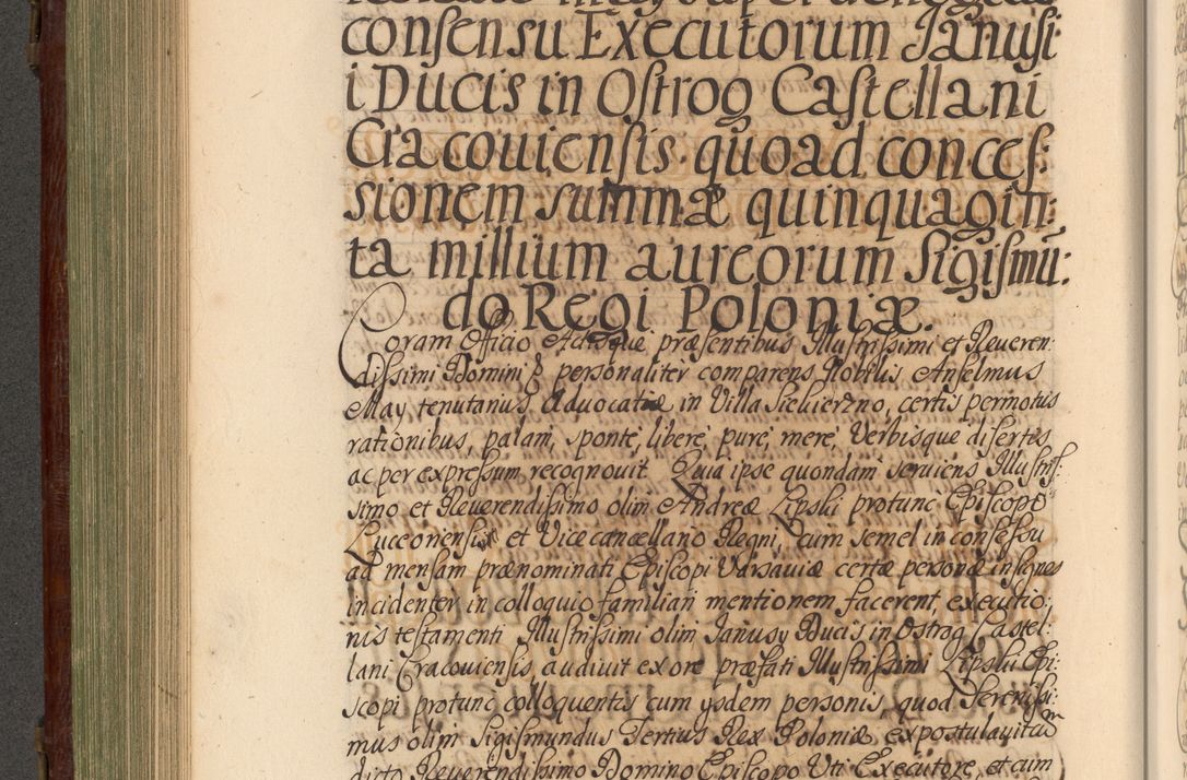 Zdjęcie nr 399 dla obiektu archiwalnego: Acta actorum episcopalium R. D. Andrea Trzebicki, episcopi Cracoviensis a mense Aprili 1675 ad Aprilem 1676 acticatorum. Volumen VI