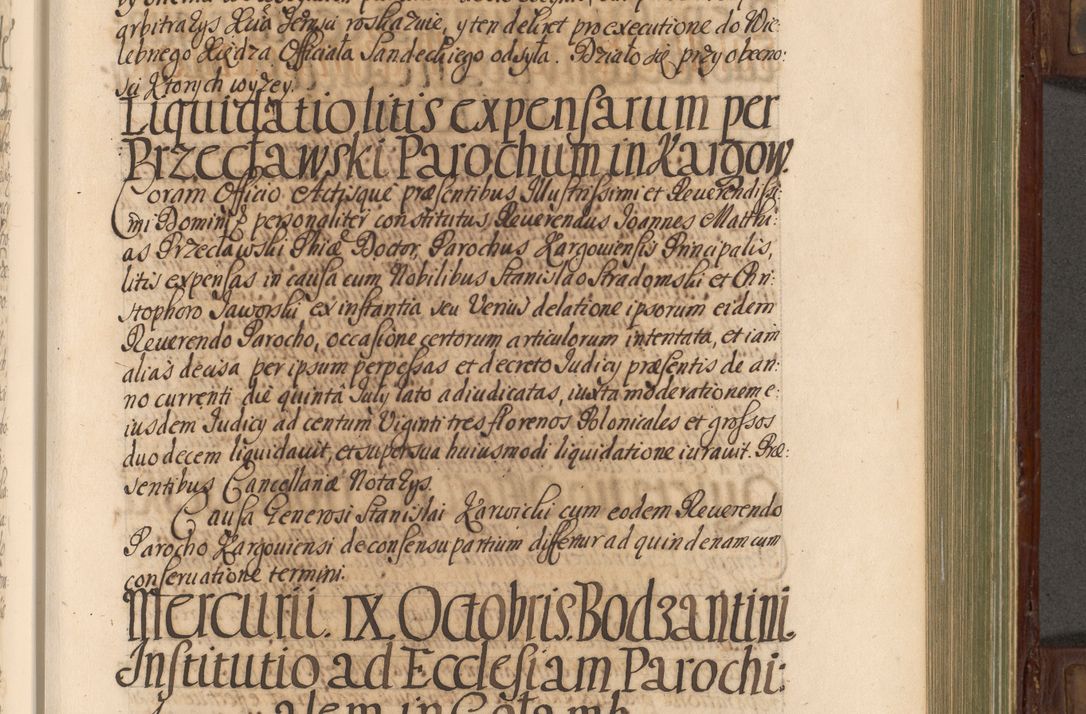 Zdjęcie nr 392 dla obiektu archiwalnego: Acta actorum episcopalium R. D. Andrea Trzebicki, episcopi Cracoviensis a mense Aprili 1675 ad Aprilem 1676 acticatorum. Volumen VI