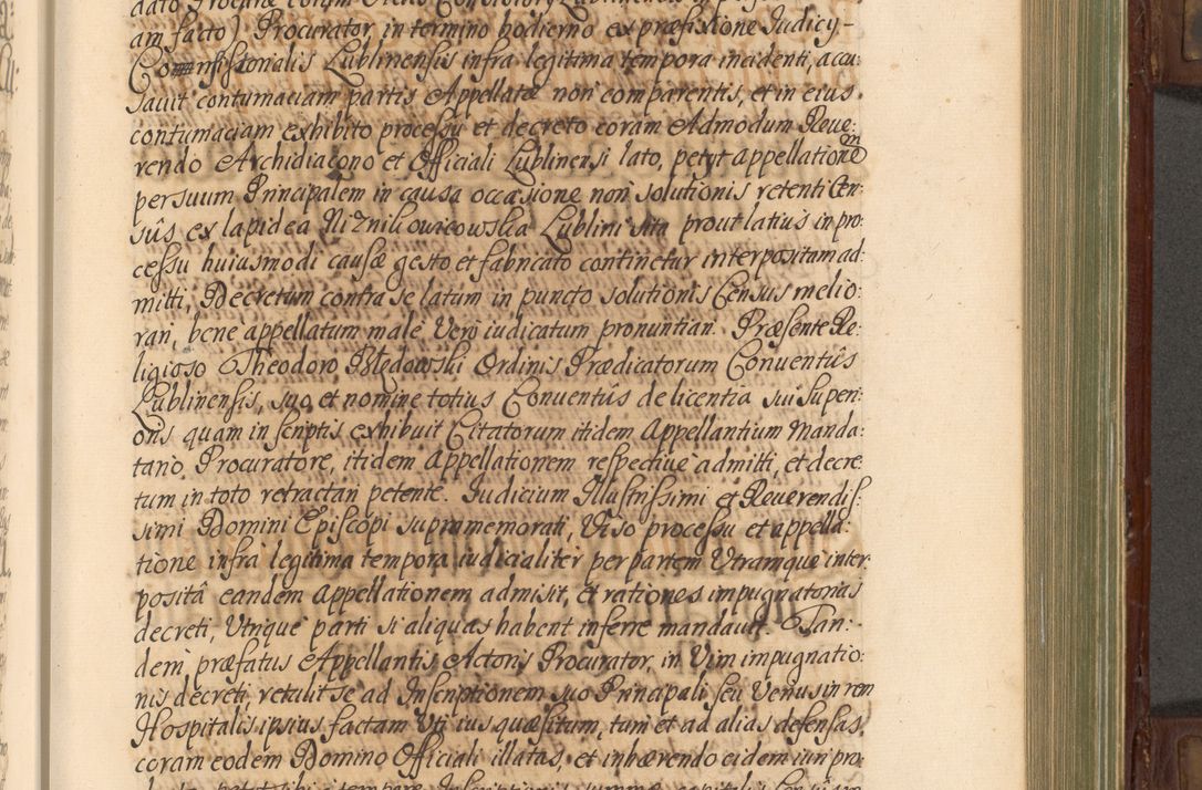 Zdjęcie nr 394 dla obiektu archiwalnego: Acta actorum episcopalium R. D. Andrea Trzebicki, episcopi Cracoviensis a mense Aprili 1675 ad Aprilem 1676 acticatorum. Volumen VI