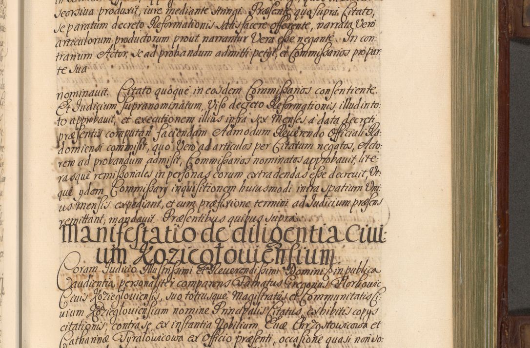 Zdjęcie nr 386 dla obiektu archiwalnego: Acta actorum episcopalium R. D. Andrea Trzebicki, episcopi Cracoviensis a mense Aprili 1675 ad Aprilem 1676 acticatorum. Volumen VI