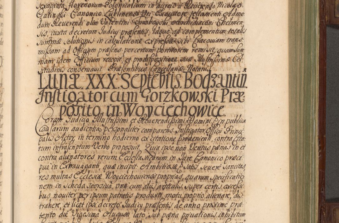 Zdjęcie nr 382 dla obiektu archiwalnego: Acta actorum episcopalium R. D. Andrea Trzebicki, episcopi Cracoviensis a mense Aprili 1675 ad Aprilem 1676 acticatorum. Volumen VI