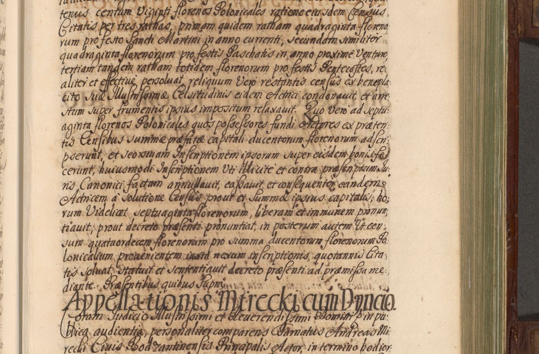 Zdjęcie nr 380 dla obiektu archiwalnego: Acta actorum episcopalium R. D. Andrea Trzebicki, episcopi Cracoviensis a mense Aprili 1675 ad Aprilem 1676 acticatorum. Volumen VI
