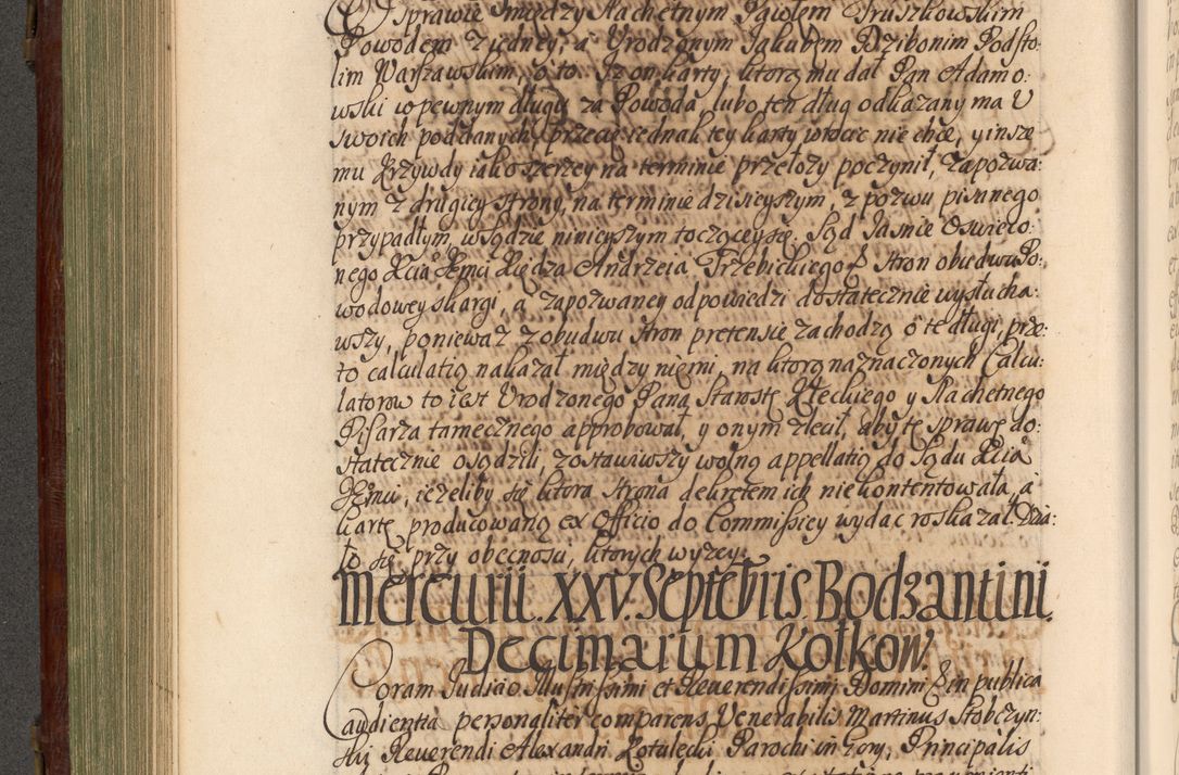 Zdjęcie nr 373 dla obiektu archiwalnego: Acta actorum episcopalium R. D. Andrea Trzebicki, episcopi Cracoviensis a mense Aprili 1675 ad Aprilem 1676 acticatorum. Volumen VI