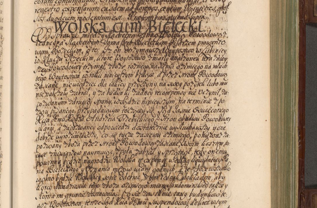 Zdjęcie nr 372 dla obiektu archiwalnego: Acta actorum episcopalium R. D. Andrea Trzebicki, episcopi Cracoviensis a mense Aprili 1675 ad Aprilem 1676 acticatorum. Volumen VI