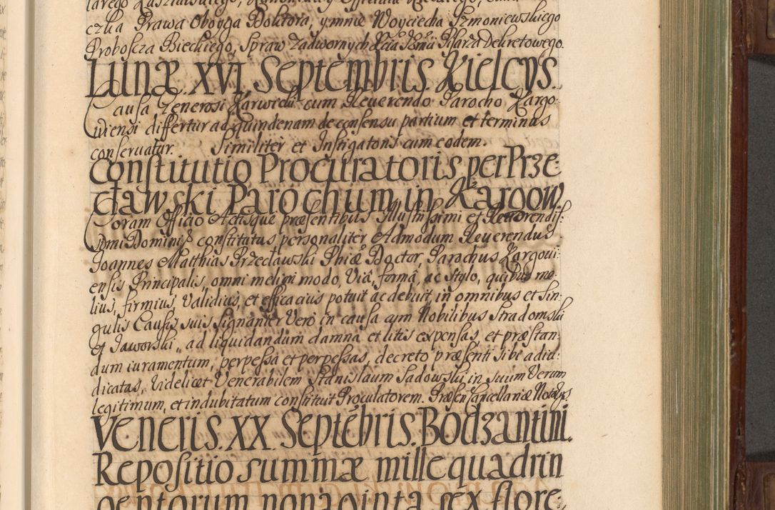 Zdjęcie nr 368 dla obiektu archiwalnego: Acta actorum episcopalium R. D. Andrea Trzebicki, episcopi Cracoviensis a mense Aprili 1675 ad Aprilem 1676 acticatorum. Volumen VI