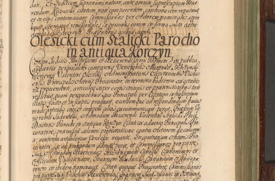 Zdjęcie nr 366 dla obiektu archiwalnego: Acta actorum episcopalium R. D. Andrea Trzebicki, episcopi Cracoviensis a mense Aprili 1675 ad Aprilem 1676 acticatorum. Volumen VI