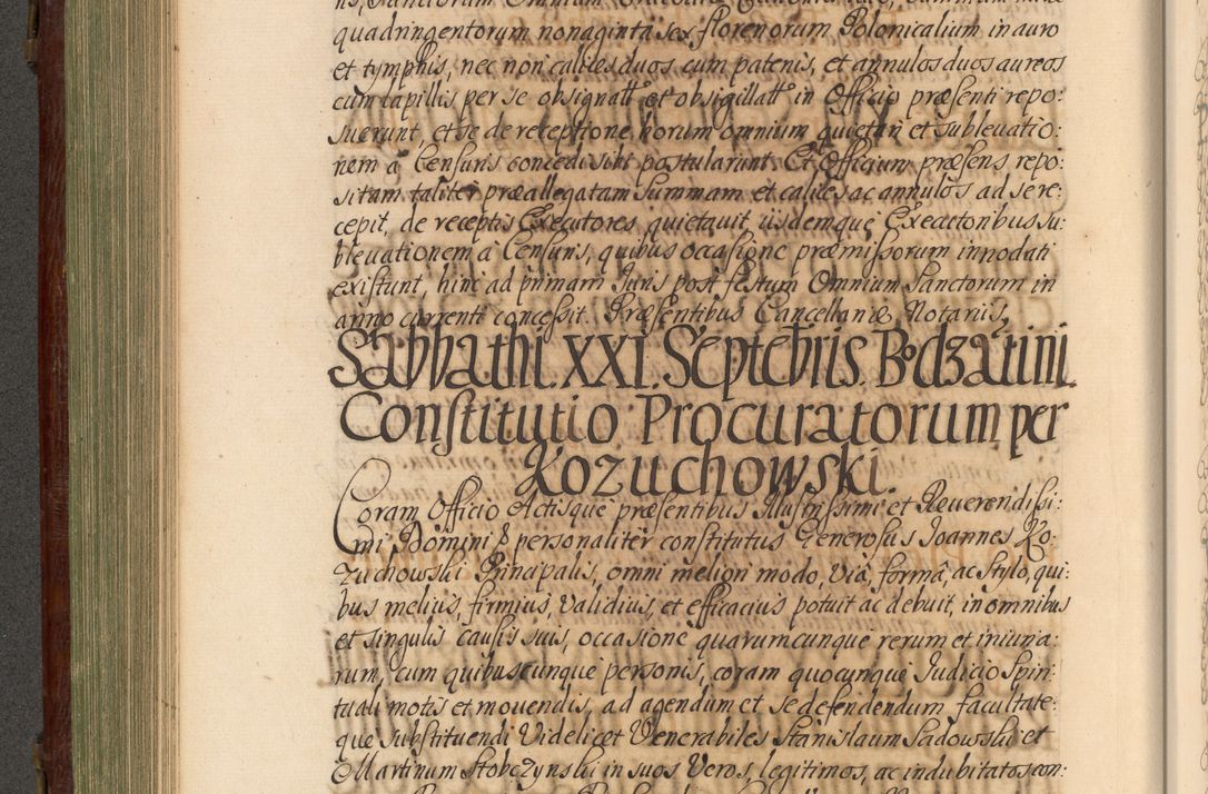 Zdjęcie nr 369 dla obiektu archiwalnego: Acta actorum episcopalium R. D. Andrea Trzebicki, episcopi Cracoviensis a mense Aprili 1675 ad Aprilem 1676 acticatorum. Volumen VI