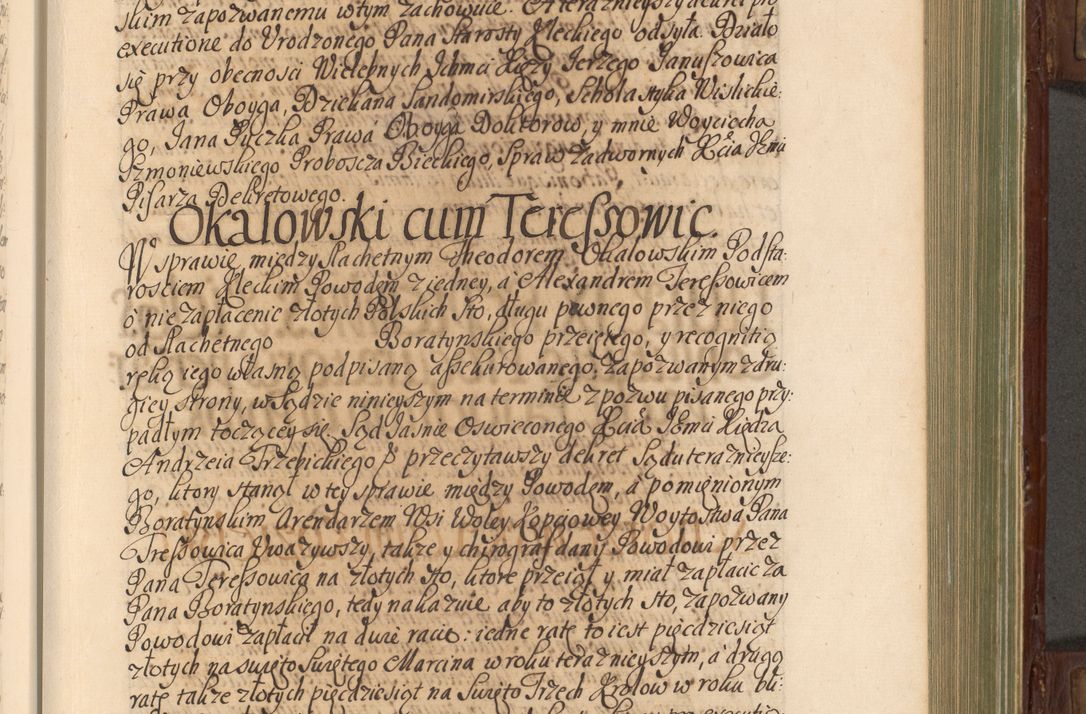 Zdjęcie nr 362 dla obiektu archiwalnego: Acta actorum episcopalium R. D. Andrea Trzebicki, episcopi Cracoviensis a mense Aprili 1675 ad Aprilem 1676 acticatorum. Volumen VI