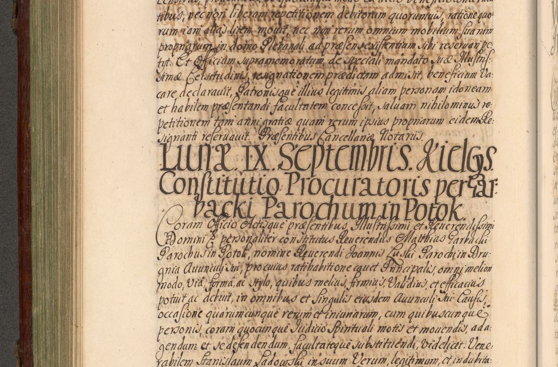 Zdjęcie nr 363 dla obiektu archiwalnego: Acta actorum episcopalium R. D. Andrea Trzebicki, episcopi Cracoviensis a mense Aprili 1675 ad Aprilem 1676 acticatorum. Volumen VI