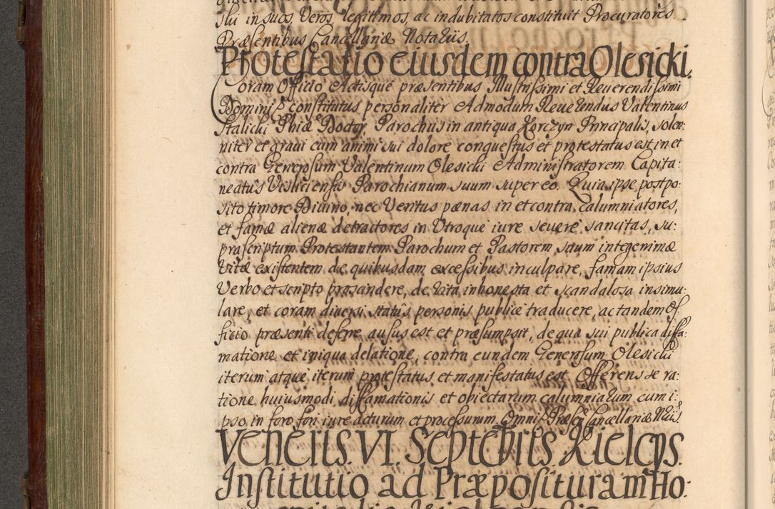 Zdjęcie nr 359 dla obiektu archiwalnego: Acta actorum episcopalium R. D. Andrea Trzebicki, episcopi Cracoviensis a mense Aprili 1675 ad Aprilem 1676 acticatorum. Volumen VI