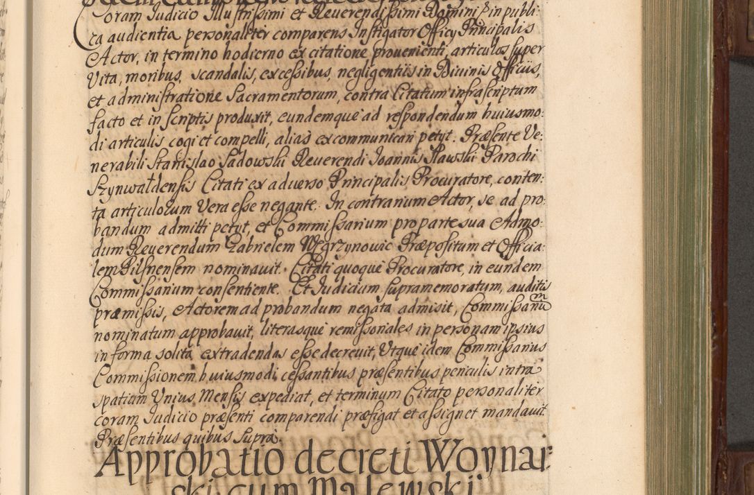 Zdjęcie nr 356 dla obiektu archiwalnego: Acta actorum episcopalium R. D. Andrea Trzebicki, episcopi Cracoviensis a mense Aprili 1675 ad Aprilem 1676 acticatorum. Volumen VI