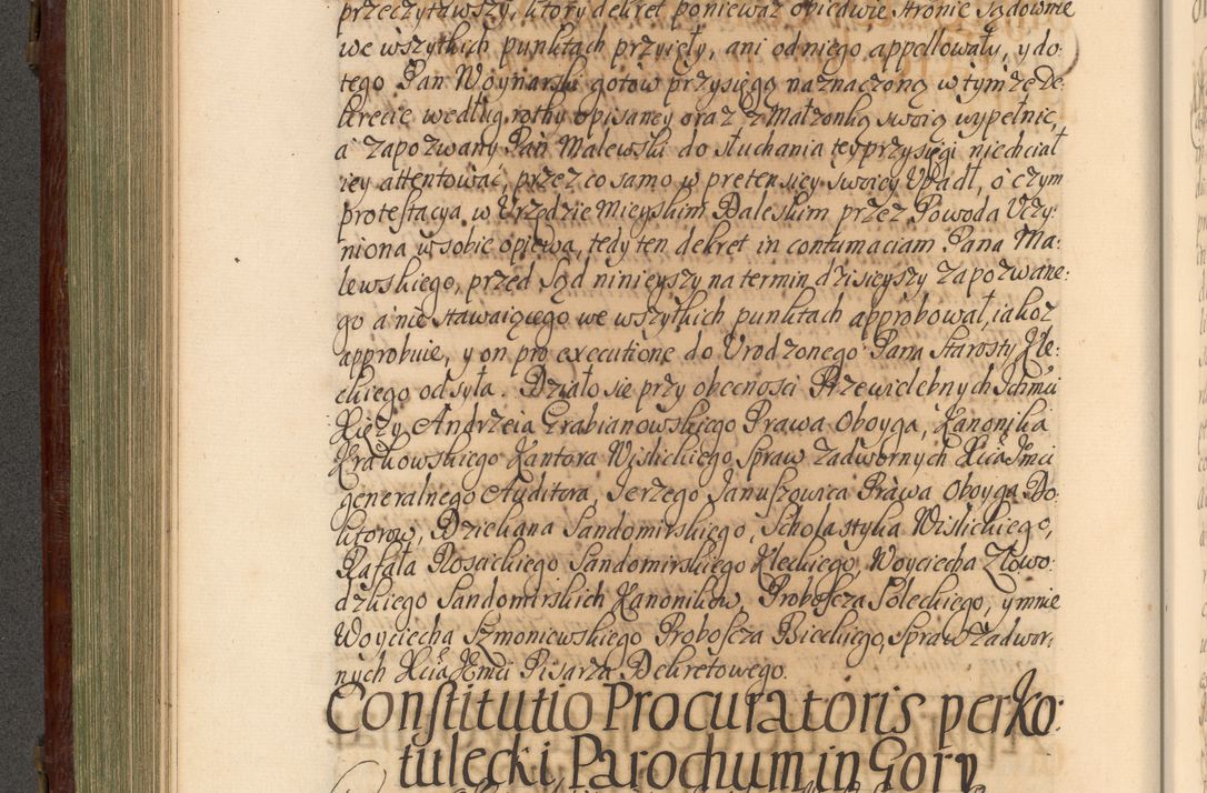 Zdjęcie nr 357 dla obiektu archiwalnego: Acta actorum episcopalium R. D. Andrea Trzebicki, episcopi Cracoviensis a mense Aprili 1675 ad Aprilem 1676 acticatorum. Volumen VI