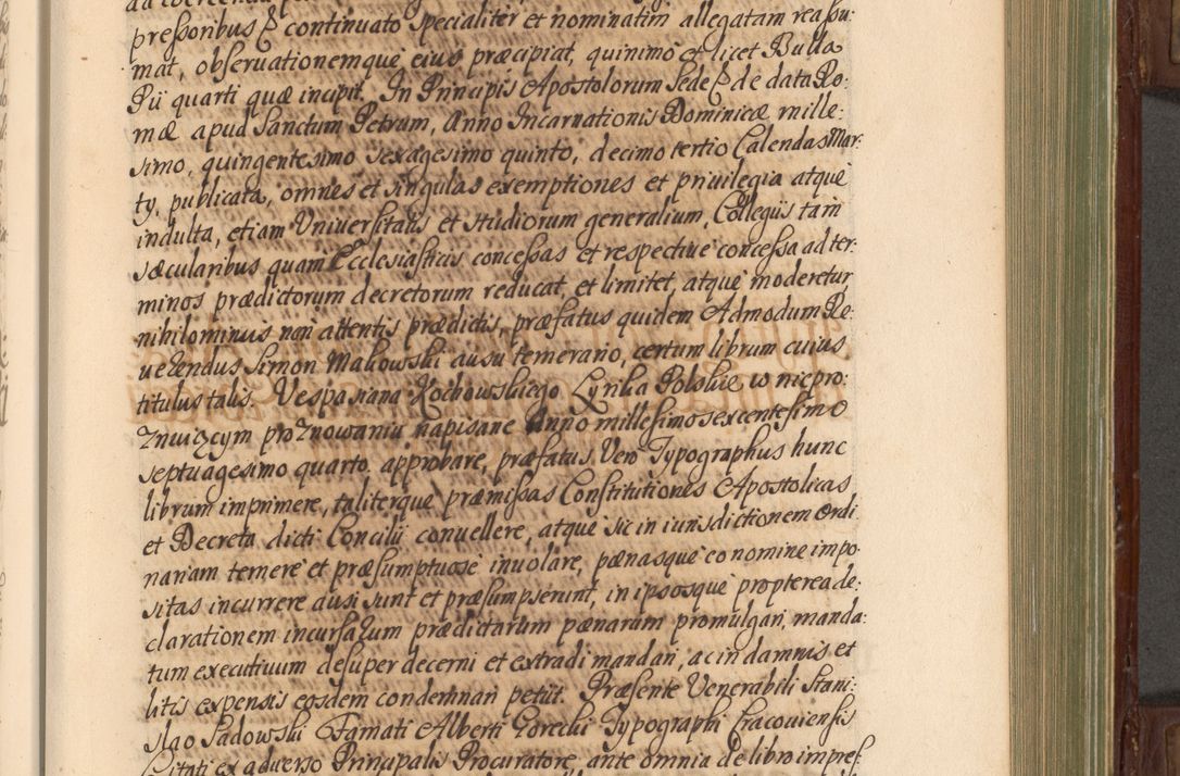 Zdjęcie nr 352 dla obiektu archiwalnego: Acta actorum episcopalium R. D. Andrea Trzebicki, episcopi Cracoviensis a mense Aprili 1675 ad Aprilem 1676 acticatorum. Volumen VI