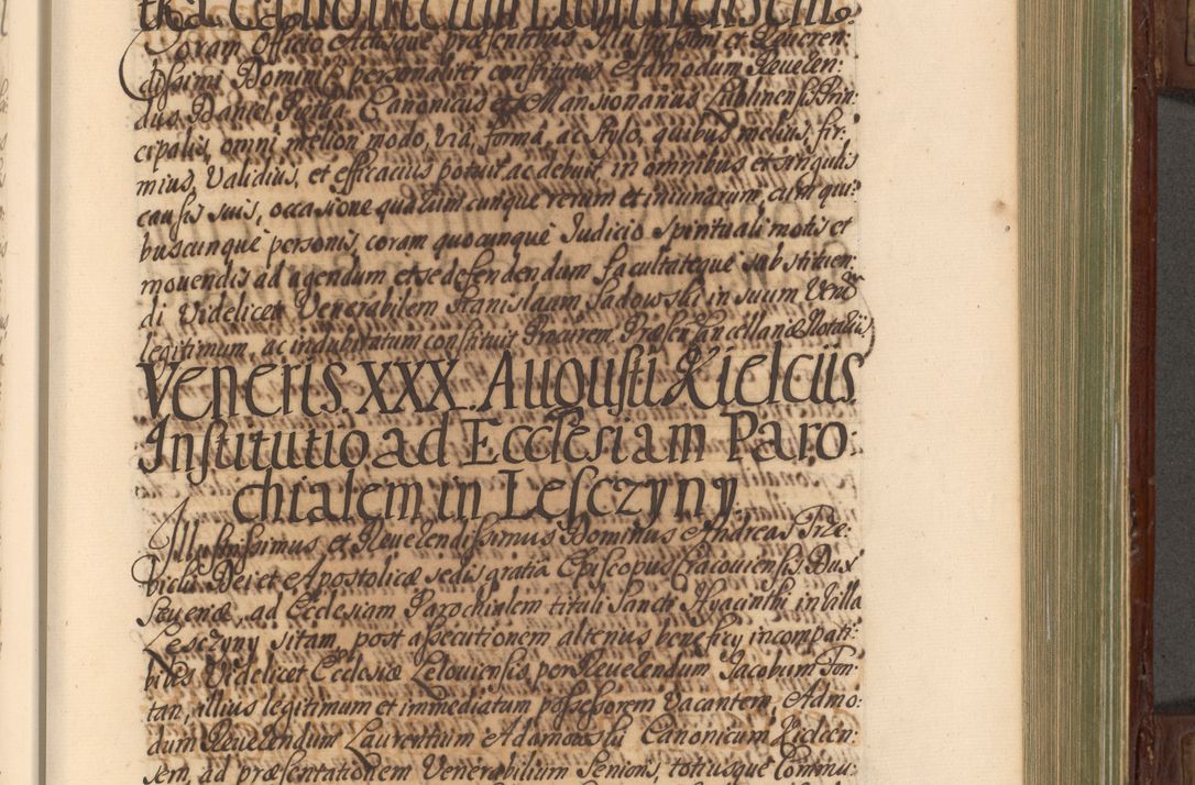 Zdjęcie nr 348 dla obiektu archiwalnego: Acta actorum episcopalium R. D. Andrea Trzebicki, episcopi Cracoviensis a mense Aprili 1675 ad Aprilem 1676 acticatorum. Volumen VI
