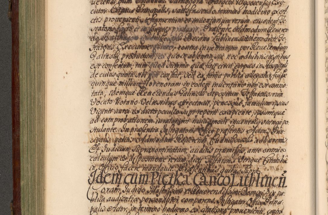 Zdjęcie nr 341 dla obiektu archiwalnego: Acta actorum episcopalium R. D. Andrea Trzebicki, episcopi Cracoviensis a mense Aprili 1675 ad Aprilem 1676 acticatorum. Volumen VI