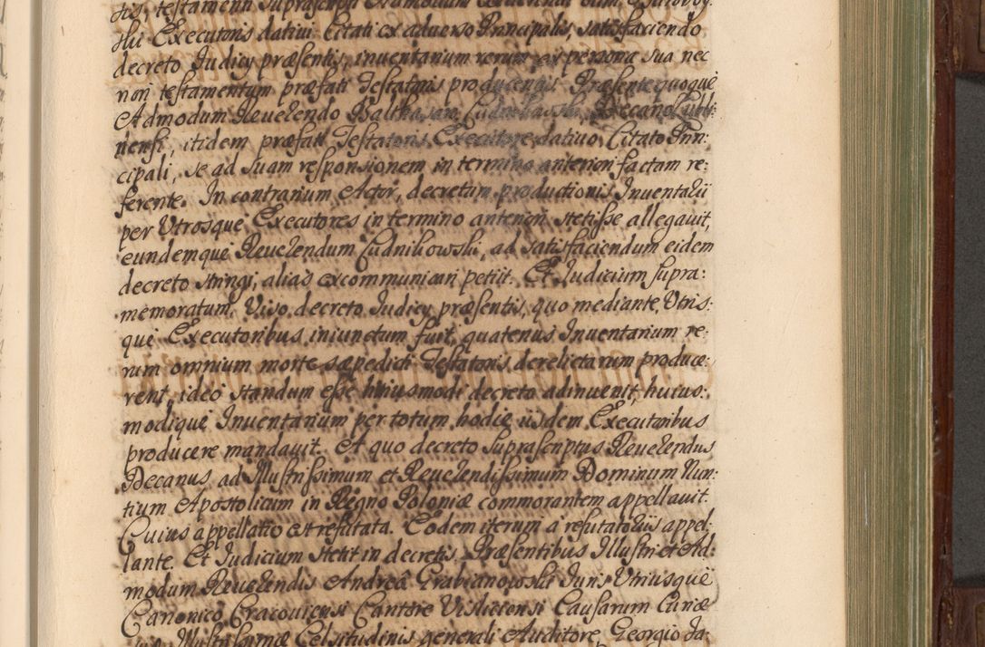 Zdjęcie nr 340 dla obiektu archiwalnego: Acta actorum episcopalium R. D. Andrea Trzebicki, episcopi Cracoviensis a mense Aprili 1675 ad Aprilem 1676 acticatorum. Volumen VI