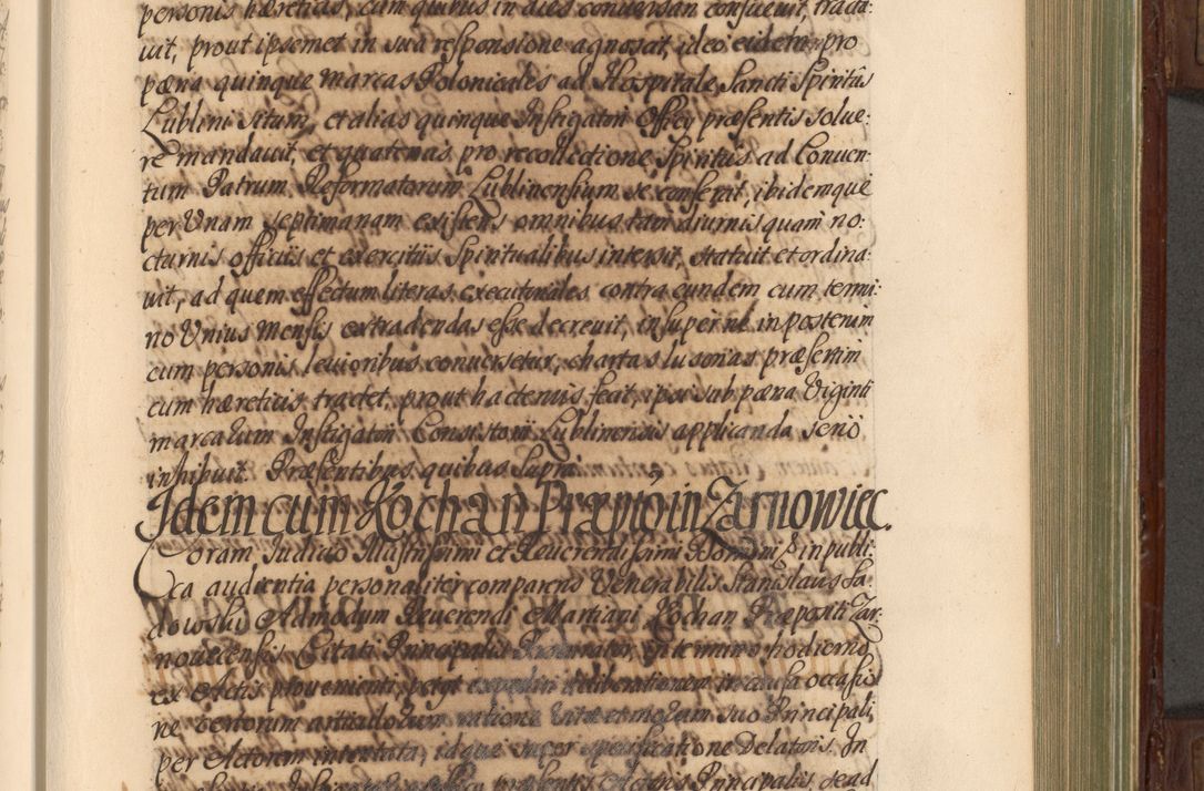 Zdjęcie nr 342 dla obiektu archiwalnego: Acta actorum episcopalium R. D. Andrea Trzebicki, episcopi Cracoviensis a mense Aprili 1675 ad Aprilem 1676 acticatorum. Volumen VI
