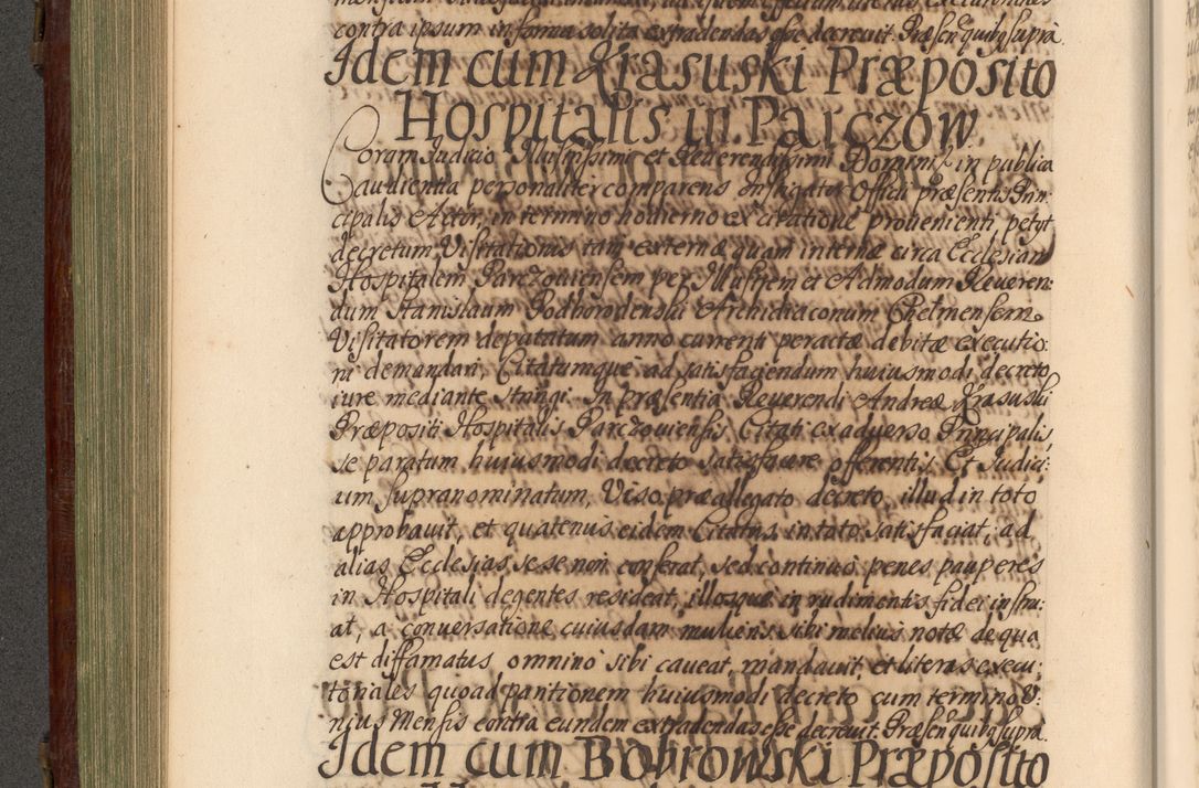 Zdjęcie nr 337 dla obiektu archiwalnego: Acta actorum episcopalium R. D. Andrea Trzebicki, episcopi Cracoviensis a mense Aprili 1675 ad Aprilem 1676 acticatorum. Volumen VI