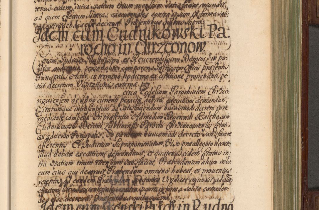Zdjęcie nr 334 dla obiektu archiwalnego: Acta actorum episcopalium R. D. Andrea Trzebicki, episcopi Cracoviensis a mense Aprili 1675 ad Aprilem 1676 acticatorum. Volumen VI