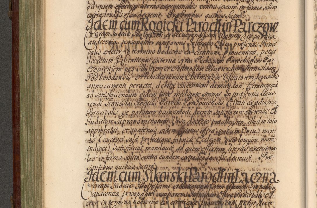 Zdjęcie nr 335 dla obiektu archiwalnego: Acta actorum episcopalium R. D. Andrea Trzebicki, episcopi Cracoviensis a mense Aprili 1675 ad Aprilem 1676 acticatorum. Volumen VI
