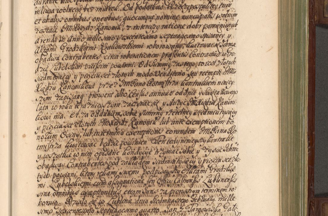Zdjęcie nr 318 dla obiektu archiwalnego: Acta actorum episcopalium R. D. Andrea Trzebicki, episcopi Cracoviensis a mense Aprili 1675 ad Aprilem 1676 acticatorum. Volumen VI