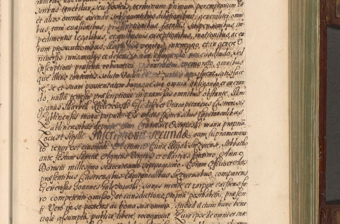 Zdjęcie nr 320 dla obiektu archiwalnego: Acta actorum episcopalium R. D. Andrea Trzebicki, episcopi Cracoviensis a mense Aprili 1675 ad Aprilem 1676 acticatorum. Volumen VI