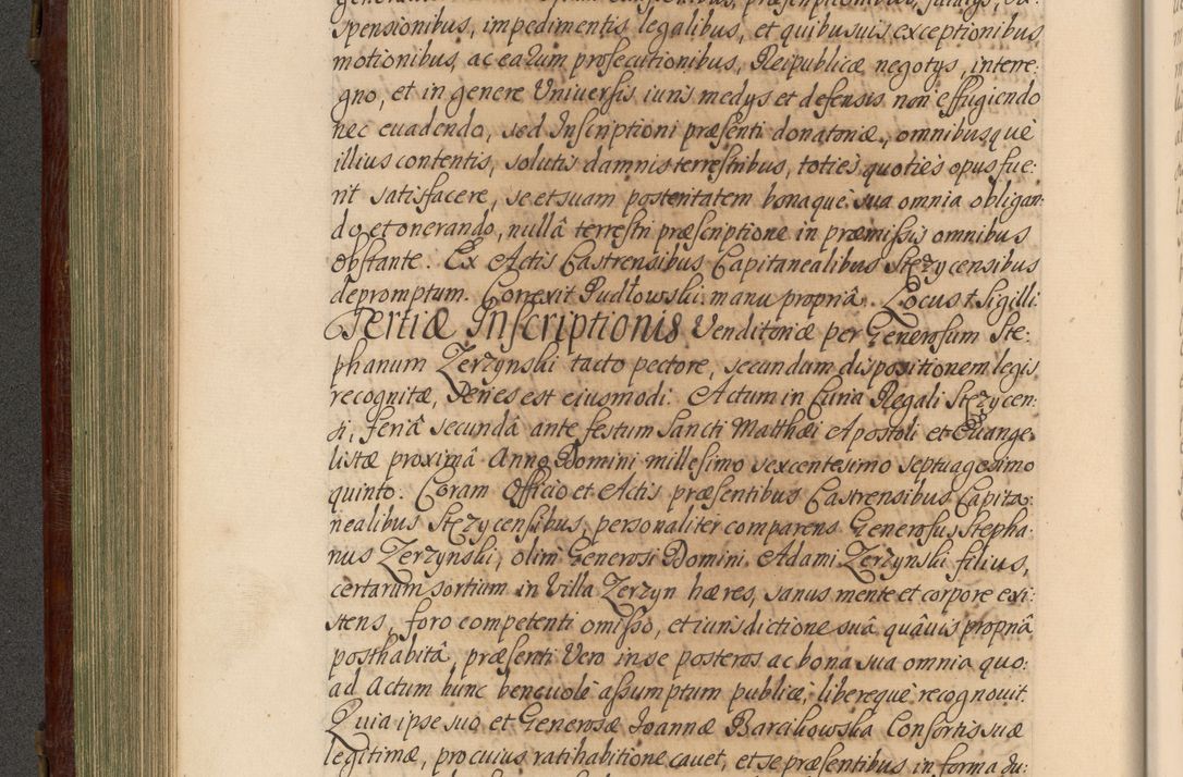 Zdjęcie nr 307 dla obiektu archiwalnego: Acta actorum episcopalium R. D. Andrea Trzebicki, episcopi Cracoviensis a mense Aprili 1675 ad Aprilem 1676 acticatorum. Volumen VI