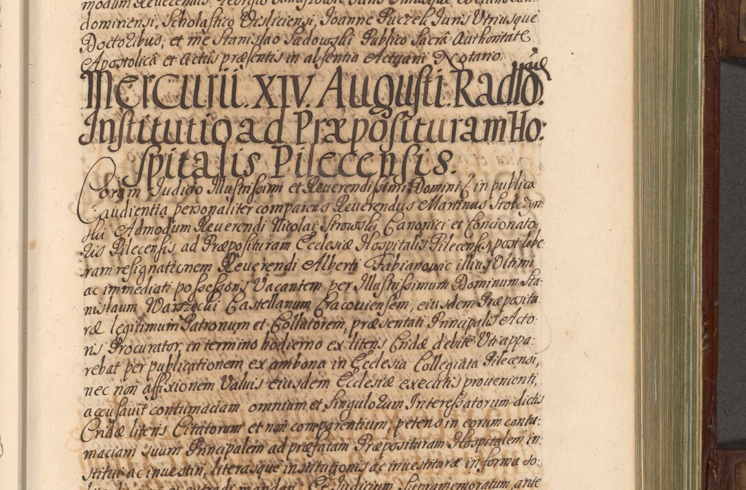 Zdjęcie nr 294 dla obiektu archiwalnego: Acta actorum episcopalium R. D. Andrea Trzebicki, episcopi Cracoviensis a mense Aprili 1675 ad Aprilem 1676 acticatorum. Volumen VI