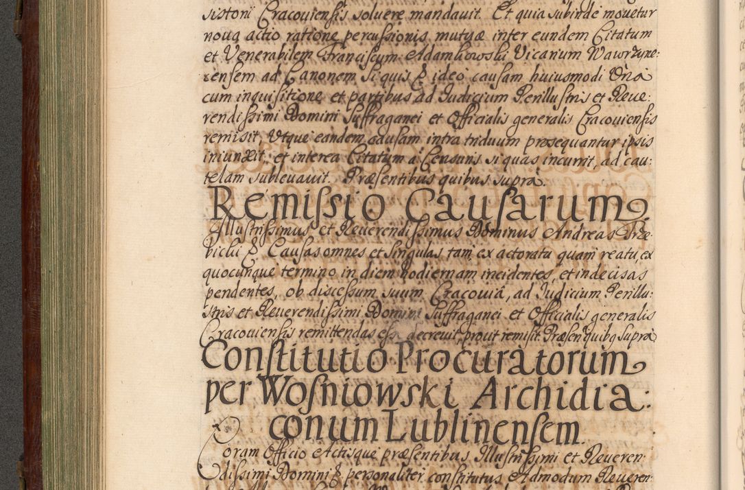 Zdjęcie nr 291 dla obiektu archiwalnego: Acta actorum episcopalium R. D. Andrea Trzebicki, episcopi Cracoviensis a mense Aprili 1675 ad Aprilem 1676 acticatorum. Volumen VI