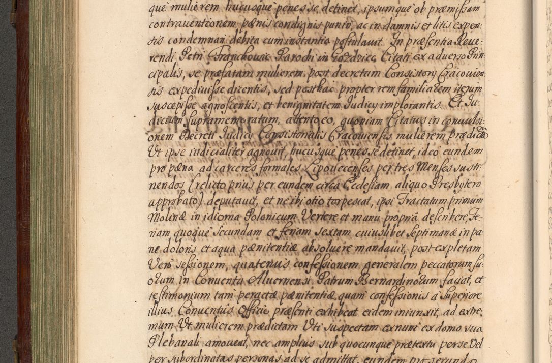 Zdjęcie nr 289 dla obiektu archiwalnego: Acta actorum episcopalium R. D. Andrea Trzebicki, episcopi Cracoviensis a mense Aprili 1675 ad Aprilem 1676 acticatorum. Volumen VI