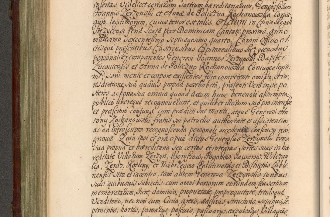 Zdjęcie nr 301 dla obiektu archiwalnego: Acta actorum episcopalium R. D. Andrea Trzebicki, episcopi Cracoviensis a mense Aprili 1675 ad Aprilem 1676 acticatorum. Volumen VI