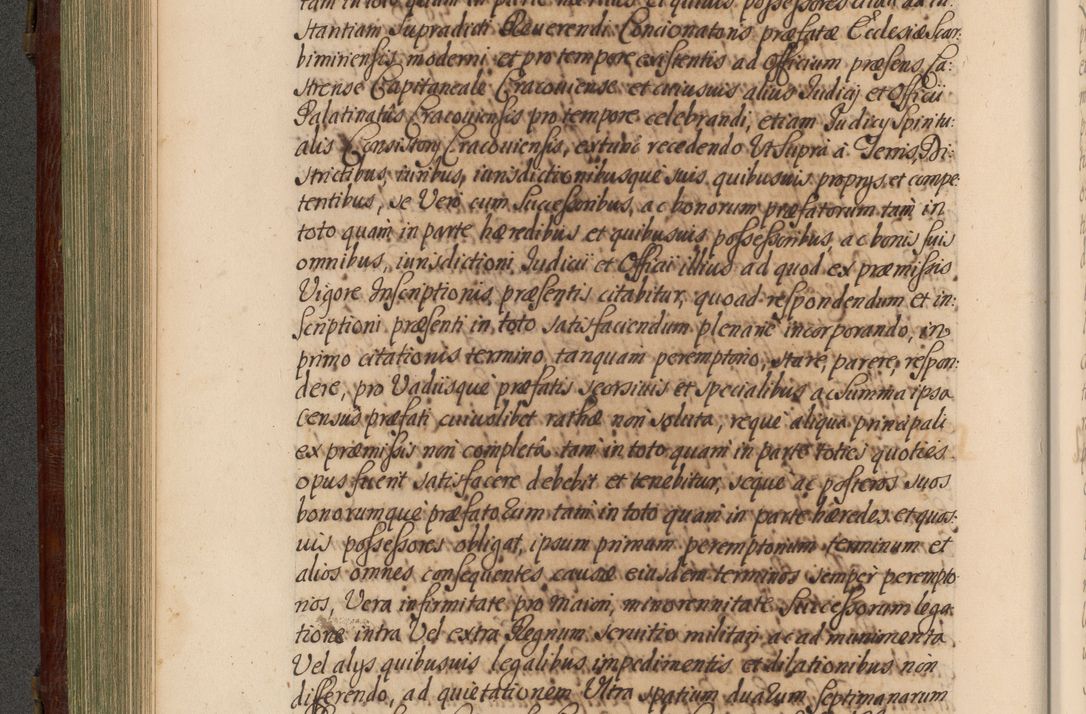 Zdjęcie nr 279 dla obiektu archiwalnego: Acta actorum episcopalium R. D. Andrea Trzebicki, episcopi Cracoviensis a mense Aprili 1675 ad Aprilem 1676 acticatorum. Volumen VI