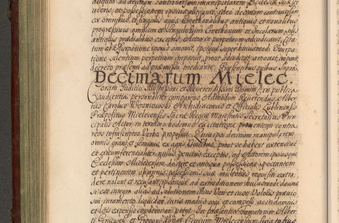 Zdjęcie nr 283 dla obiektu archiwalnego: Acta actorum episcopalium R. D. Andrea Trzebicki, episcopi Cracoviensis a mense Aprili 1675 ad Aprilem 1676 acticatorum. Volumen VI