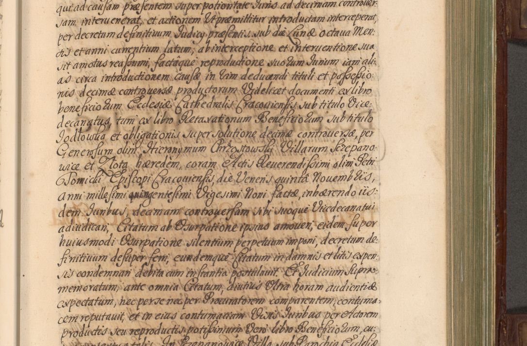 Zdjęcie nr 282 dla obiektu archiwalnego: Acta actorum episcopalium R. D. Andrea Trzebicki, episcopi Cracoviensis a mense Aprili 1675 ad Aprilem 1676 acticatorum. Volumen VI