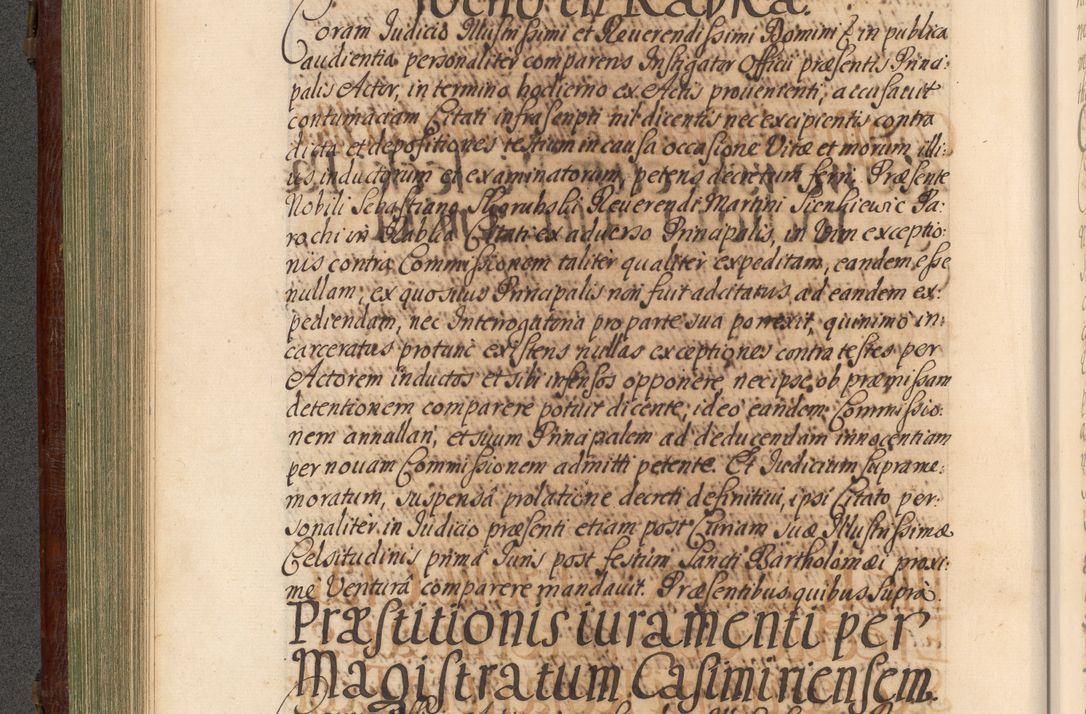 Zdjęcie nr 273 dla obiektu archiwalnego: Acta actorum episcopalium R. D. Andrea Trzebicki, episcopi Cracoviensis a mense Aprili 1675 ad Aprilem 1676 acticatorum. Volumen VI