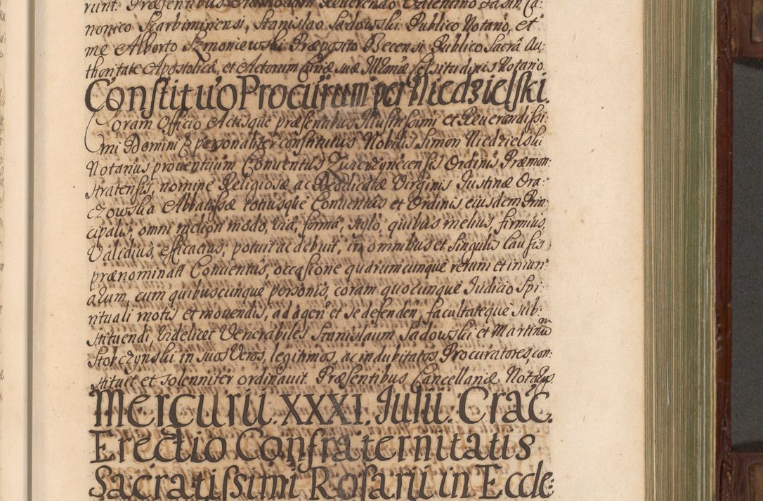 Zdjęcie nr 274 dla obiektu archiwalnego: Acta actorum episcopalium R. D. Andrea Trzebicki, episcopi Cracoviensis a mense Aprili 1675 ad Aprilem 1676 acticatorum. Volumen VI