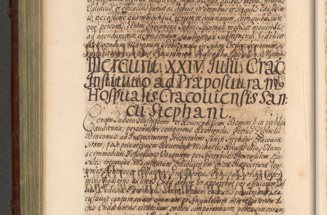 Zdjęcie nr 271 dla obiektu archiwalnego: Acta actorum episcopalium R. D. Andrea Trzebicki, episcopi Cracoviensis a mense Aprili 1675 ad Aprilem 1676 acticatorum. Volumen VI