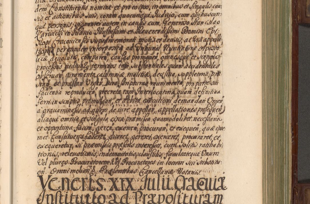 Zdjęcie nr 266 dla obiektu archiwalnego: Acta actorum episcopalium R. D. Andrea Trzebicki, episcopi Cracoviensis a mense Aprili 1675 ad Aprilem 1676 acticatorum. Volumen VI