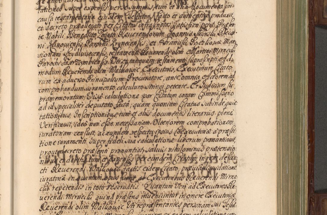 Zdjęcie nr 262 dla obiektu archiwalnego: Acta actorum episcopalium R. D. Andrea Trzebicki, episcopi Cracoviensis a mense Aprili 1675 ad Aprilem 1676 acticatorum. Volumen VI