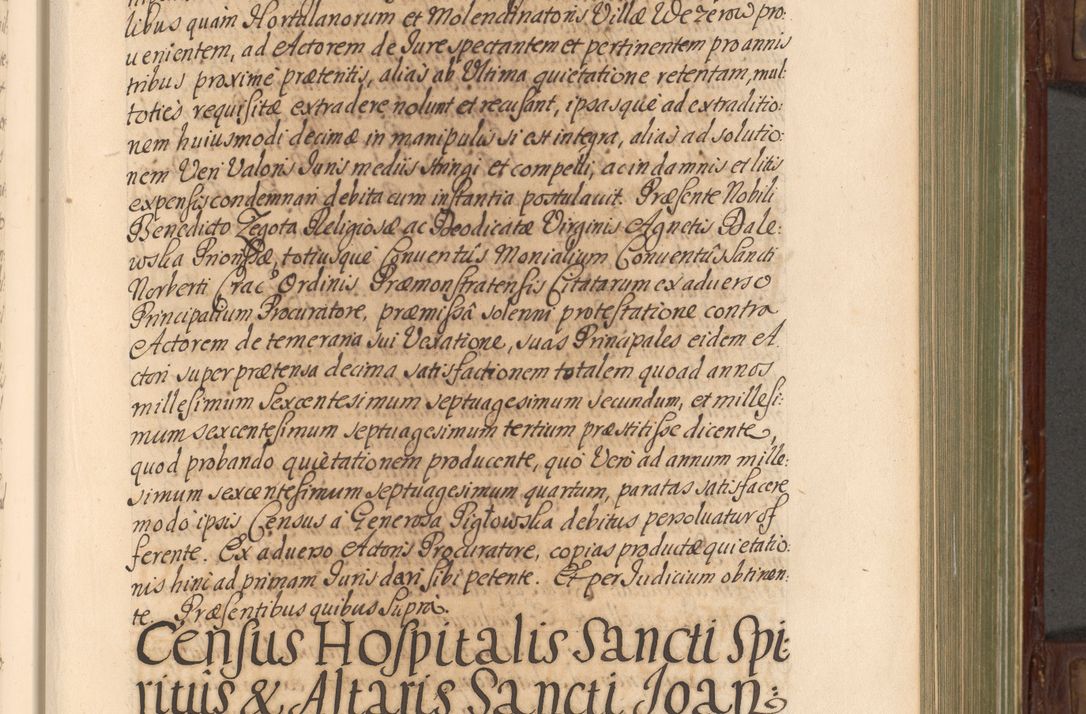 Zdjęcie nr 258 dla obiektu archiwalnego: Acta actorum episcopalium R. D. Andrea Trzebicki, episcopi Cracoviensis a mense Aprili 1675 ad Aprilem 1676 acticatorum. Volumen VI