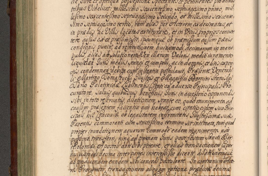 Zdjęcie nr 257 dla obiektu archiwalnego: Acta actorum episcopalium R. D. Andrea Trzebicki, episcopi Cracoviensis a mense Aprili 1675 ad Aprilem 1676 acticatorum. Volumen VI